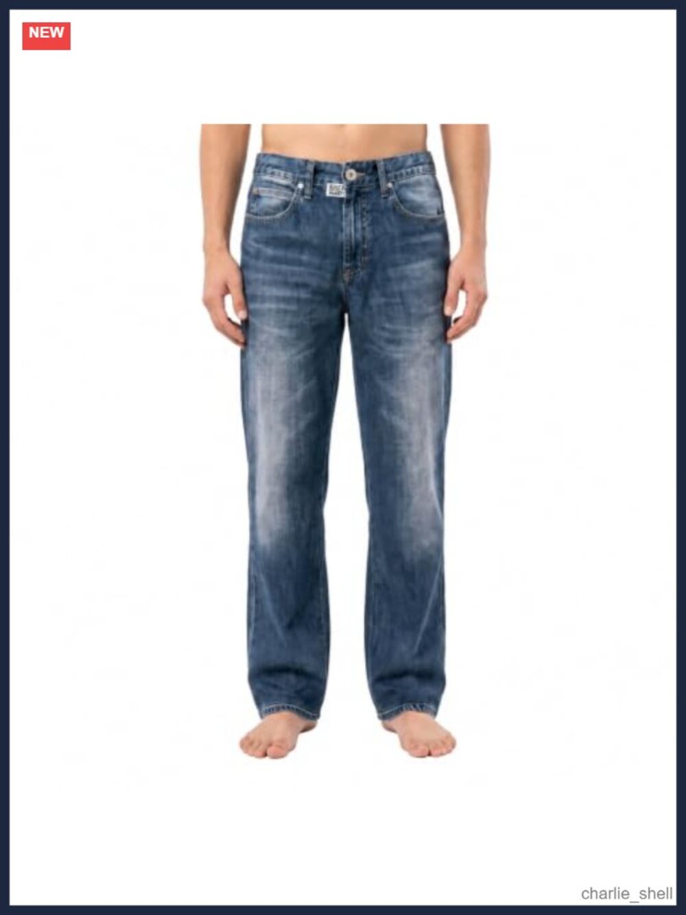 Unisex Jean Print Pajama Pants with Pockets & Elastic Waist
